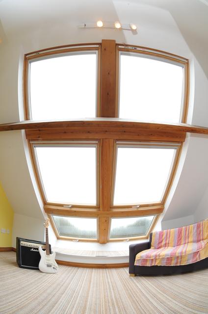 six veluxs in amazing loft conversion used as music room 